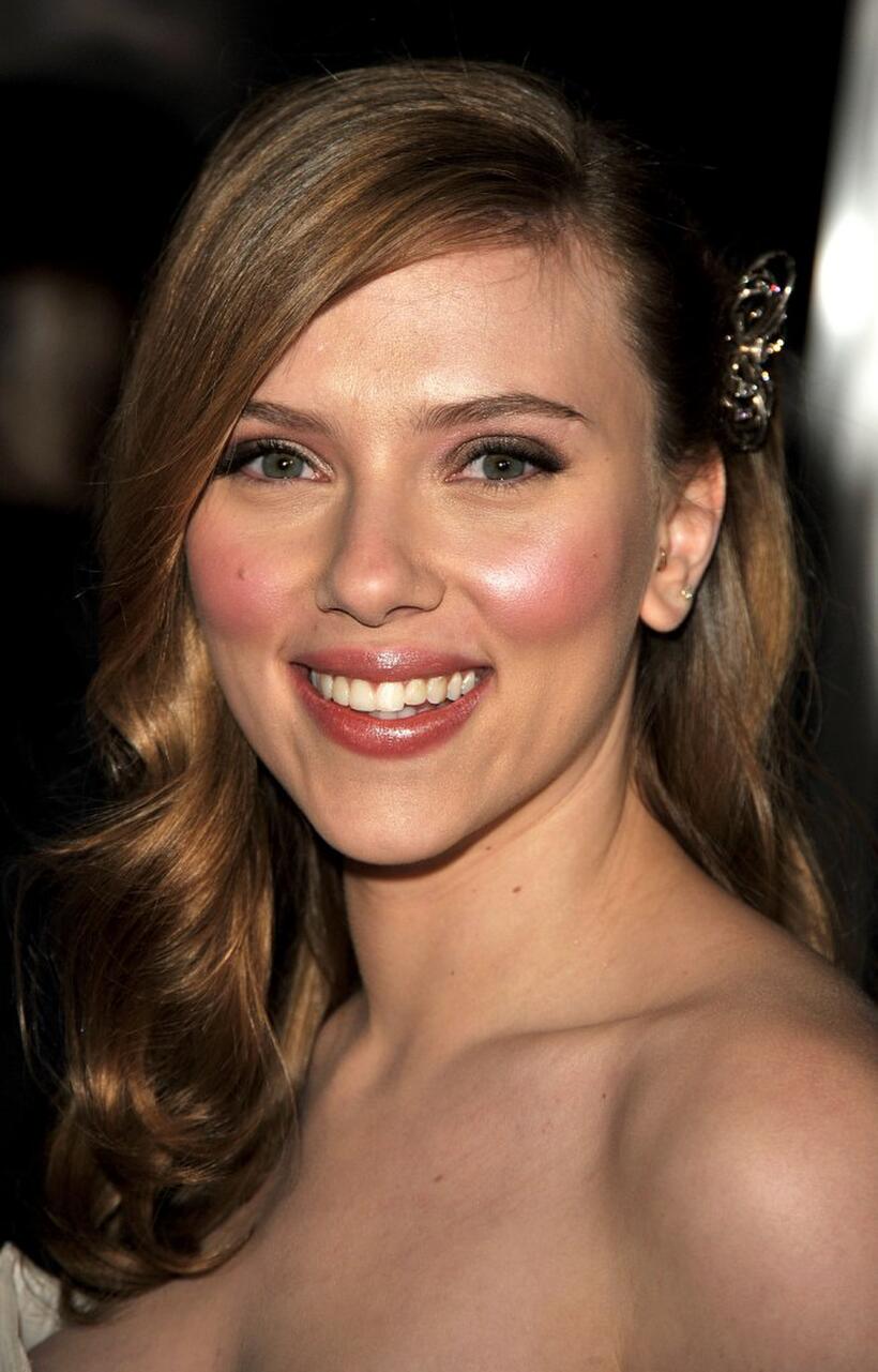Scarlett Johansson at the California premiere of "The Spirit."