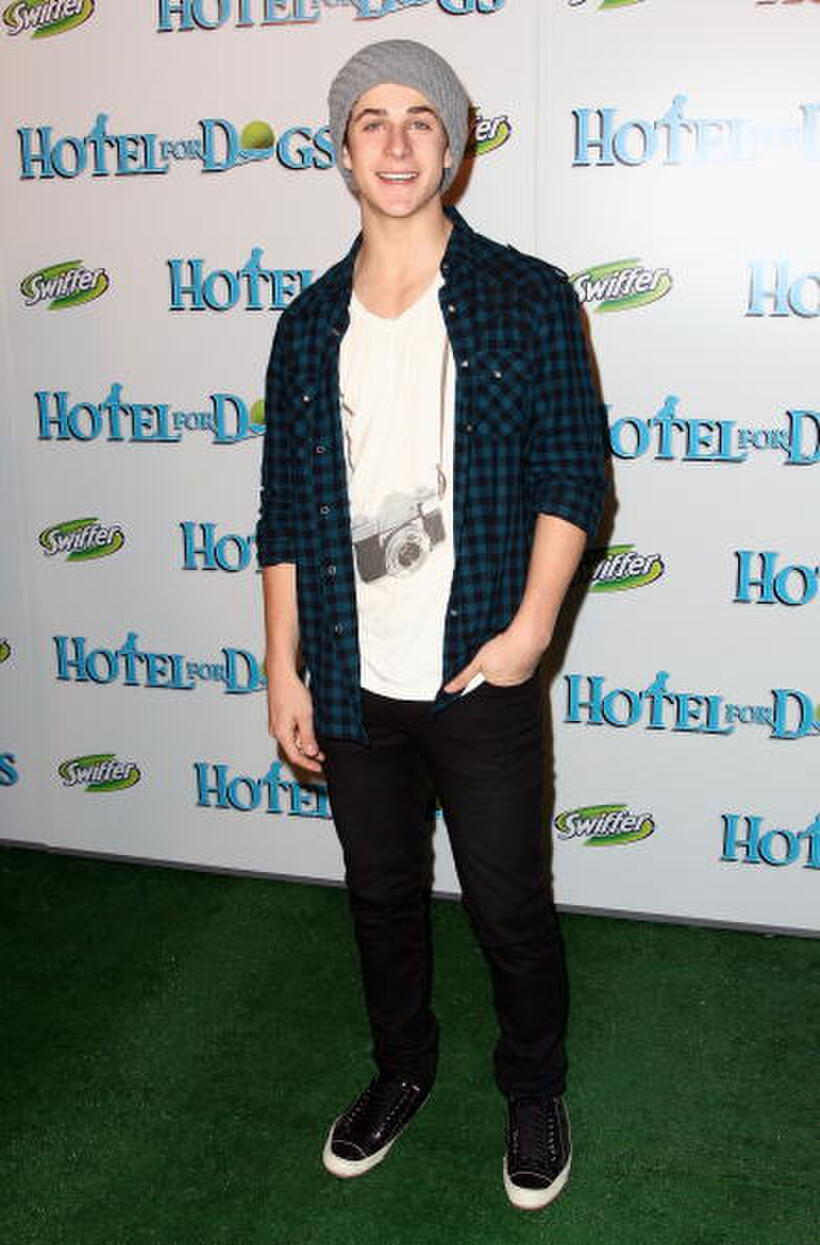 David Henrie at the California premiere of "Hotel for Dogs."