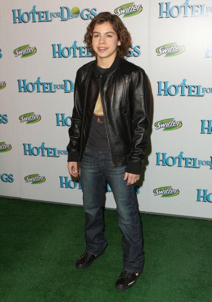 Jake T. Austin at the California premiere of "Hotel for Dogs."