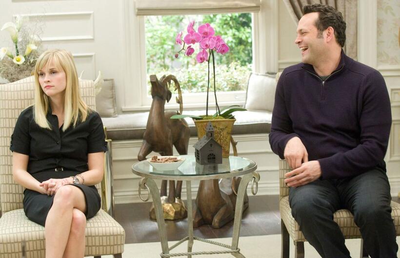Reese Witherspoon as Kate and Vince Vaughn as Brad in "Four Christmases."