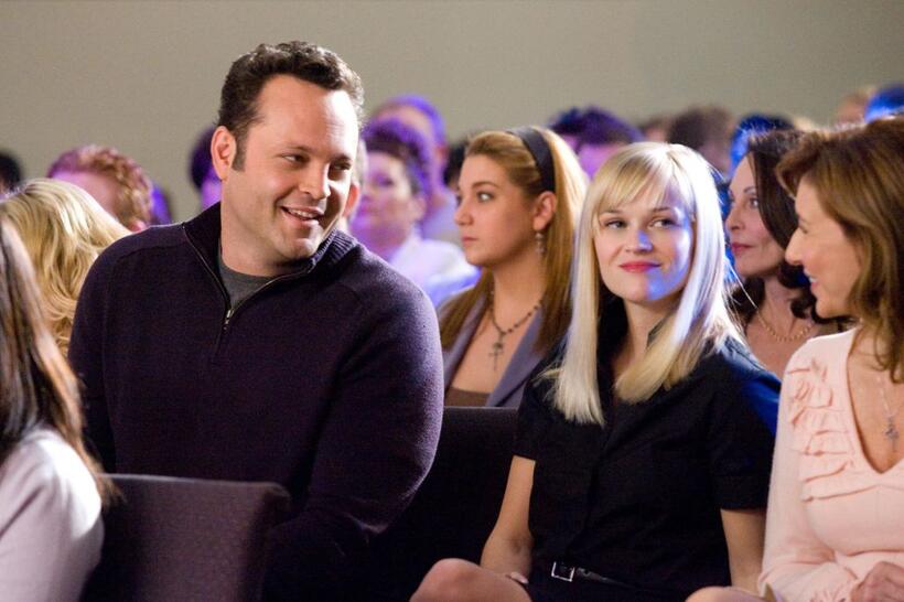 Vince Vaughn as Brad and Reese Witherspoon as Kate in "Four Christmases."