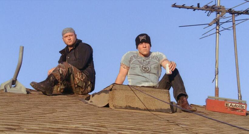 Tim Mcgraw as Dallas and Jon Favreau as Denver in "Four Christmases."