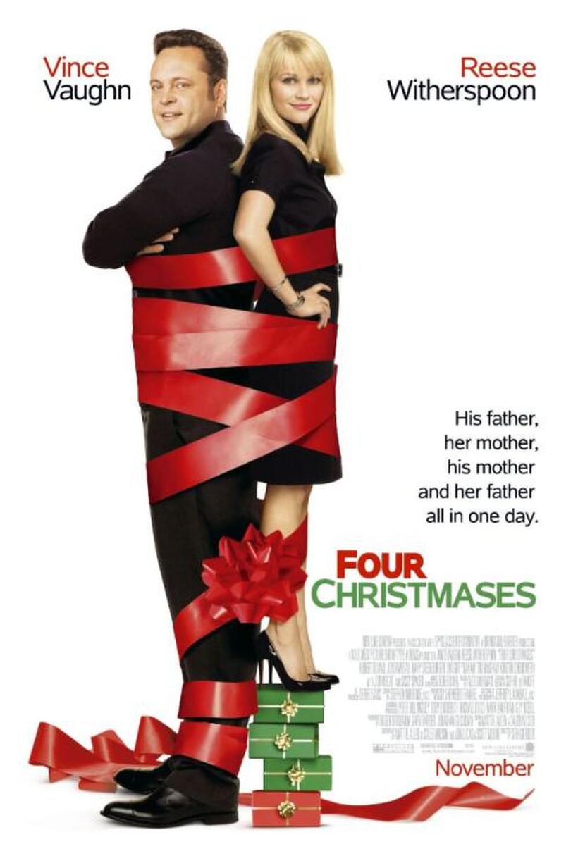 Poster Art for "Four Christmases."