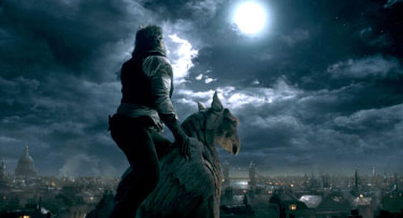 A scene from "The Wolfman."