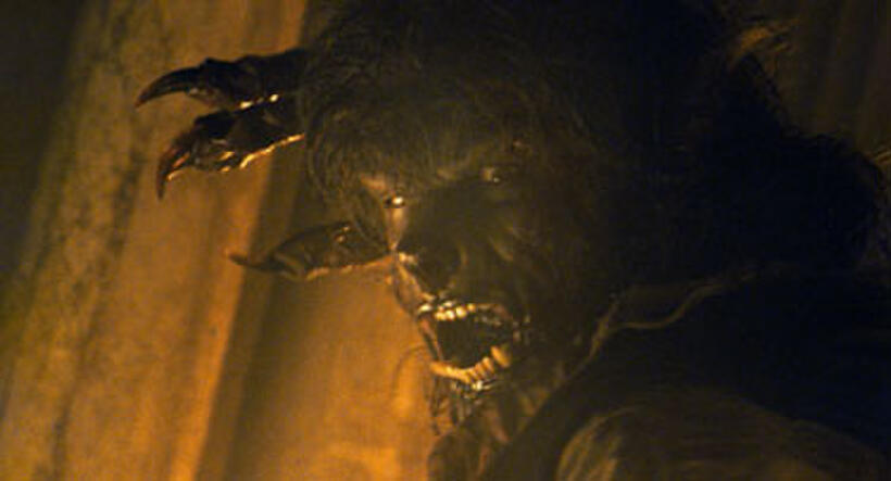 A scene from "The Wolfman."