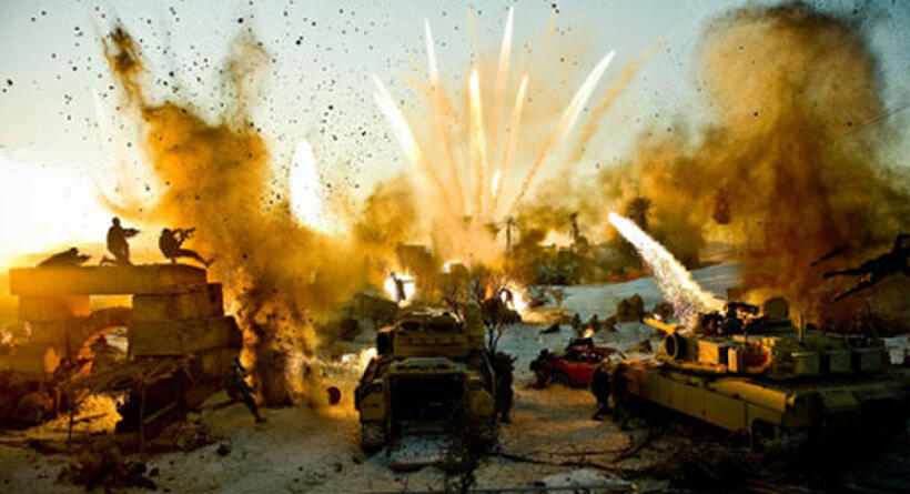A scene from "Transformers: Revenge of the Fallen."