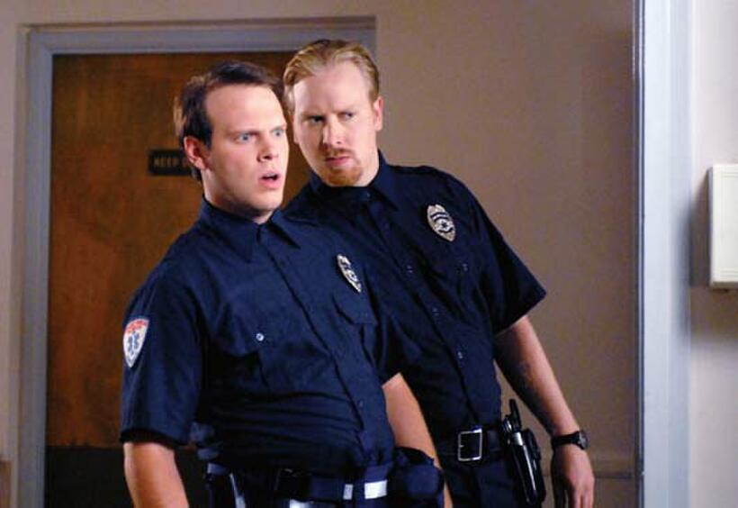 David Schultz and Tim Piper  in "Skid Marks."