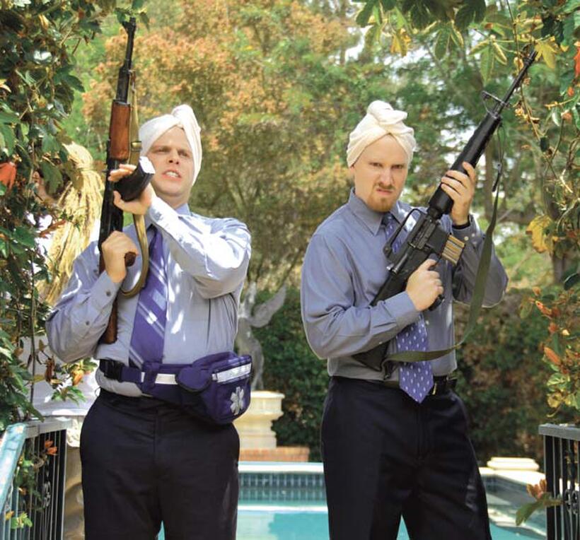 David Schultz and Tim Piper  in "Skid Marks."