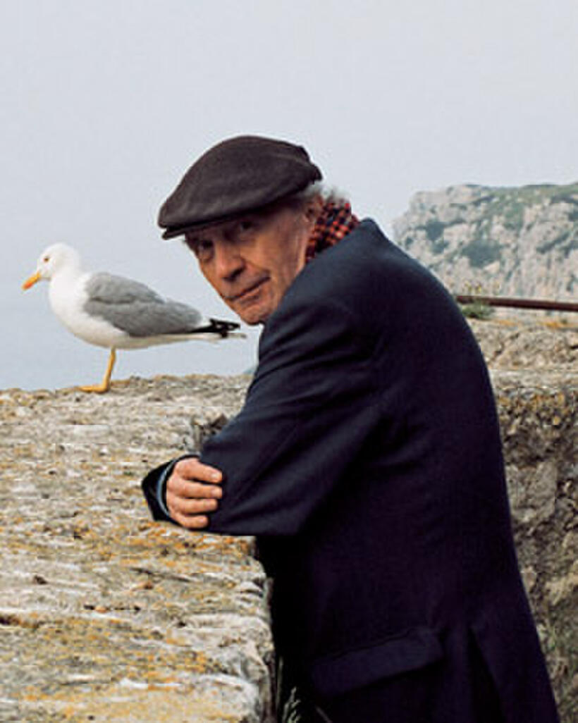 Director Jacques Rivette on the set of "The Duchess of Langeais."