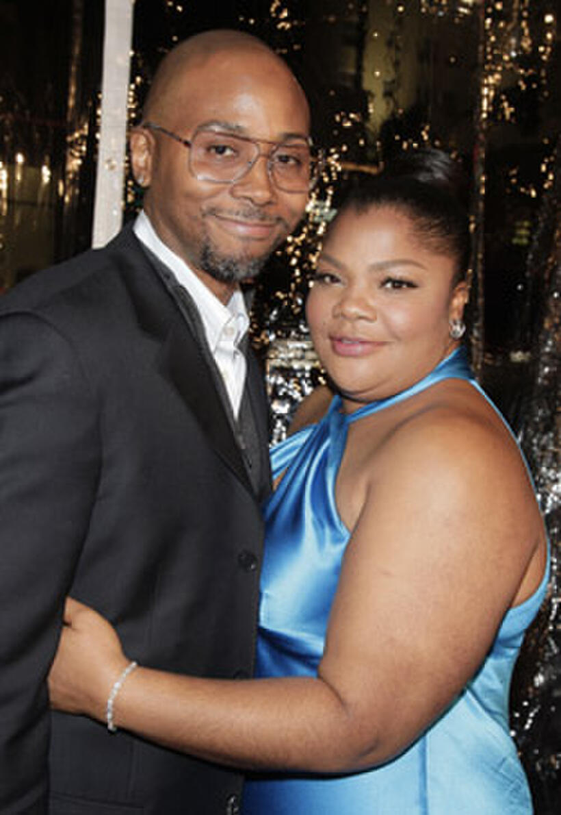 Actress Mo'Nique and Sidney Hicks at the Hollywood premiere of "Welcome Home Roscoe Jenkins."