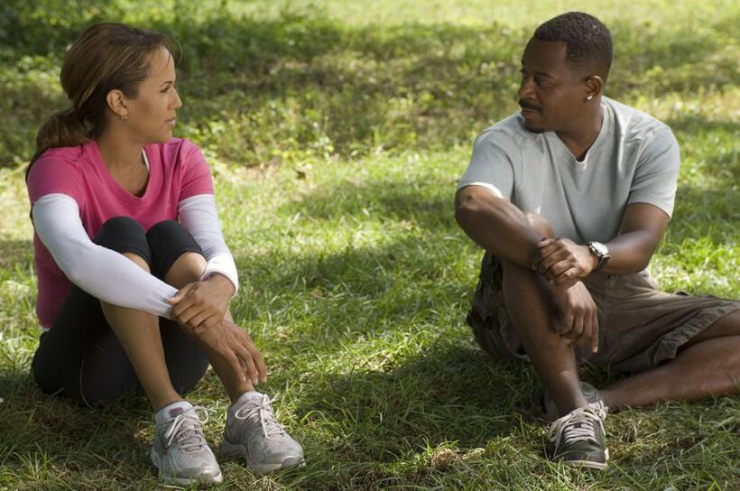 Martin Lawrence as RJ and Nicole Ari Parker as Lucinda in "Welcome Home Roscoe Jenkins."