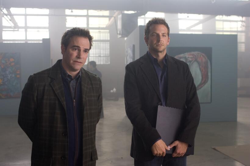 Vinnie Jones as Mahogany and Bradley Cooper as Leon in "The Midnight Meat Train."