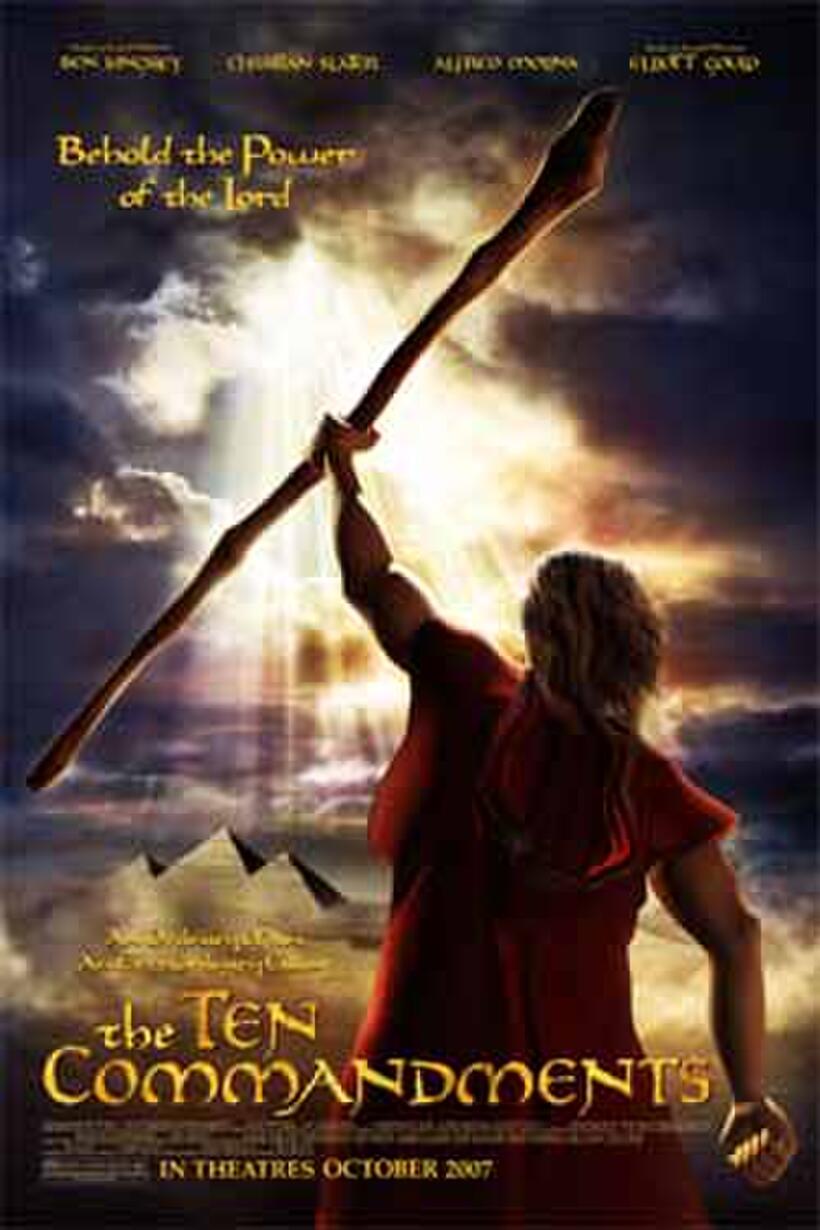 Poster art for "The Ten Commandments." 