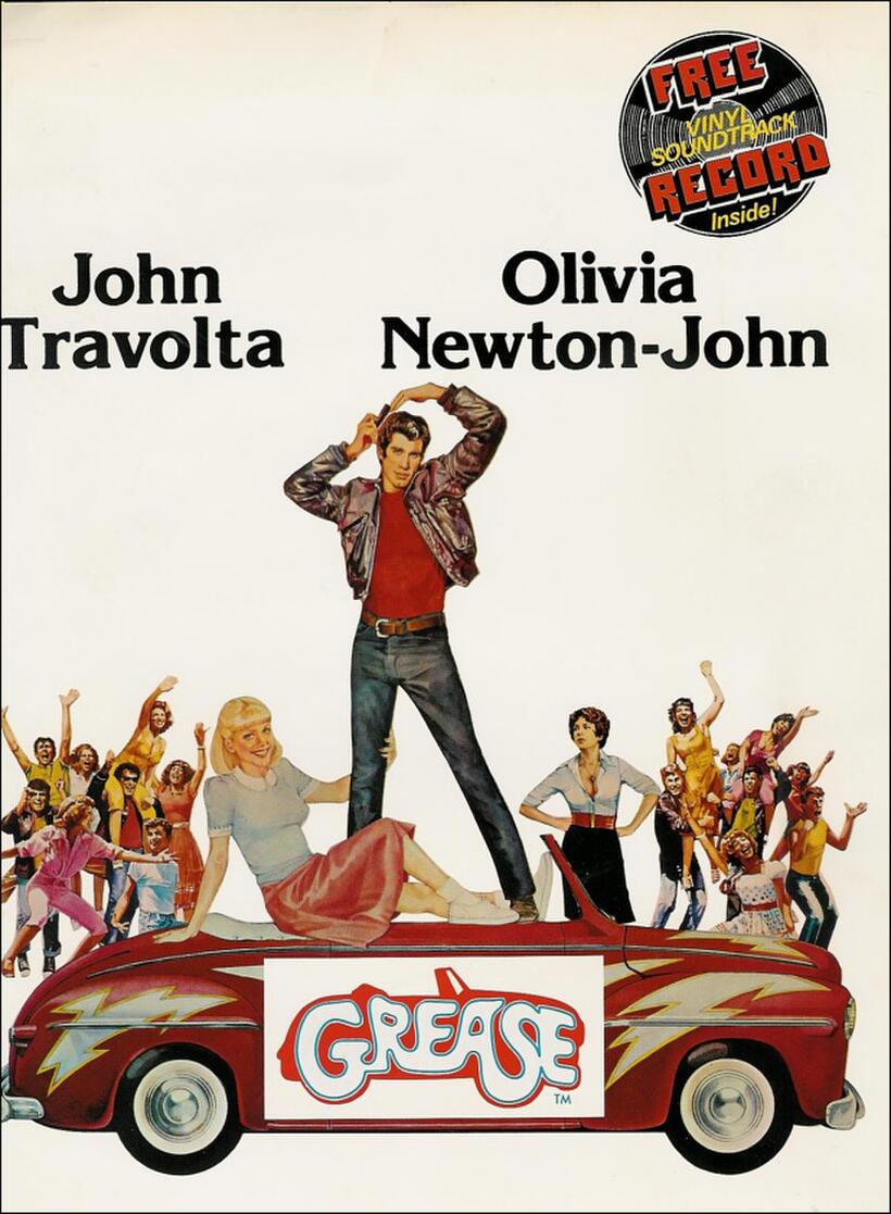 Poster art for "Grease."
