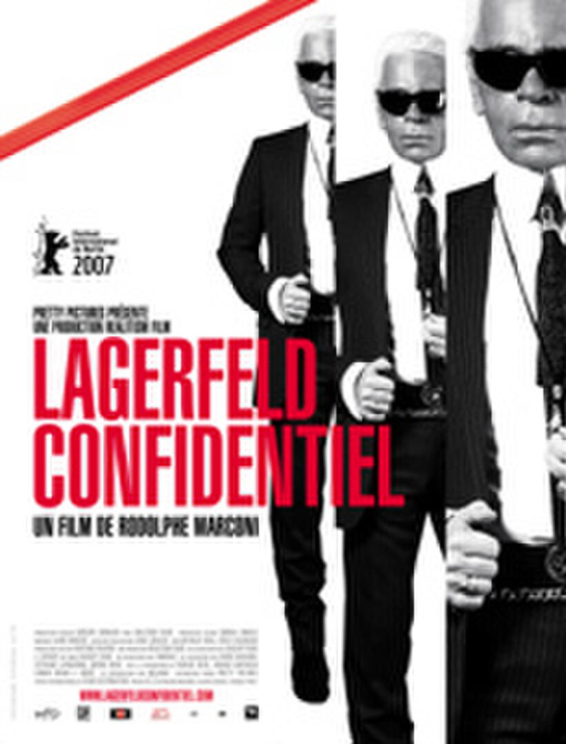 Poster art for "Lagerfeld Confidential."
