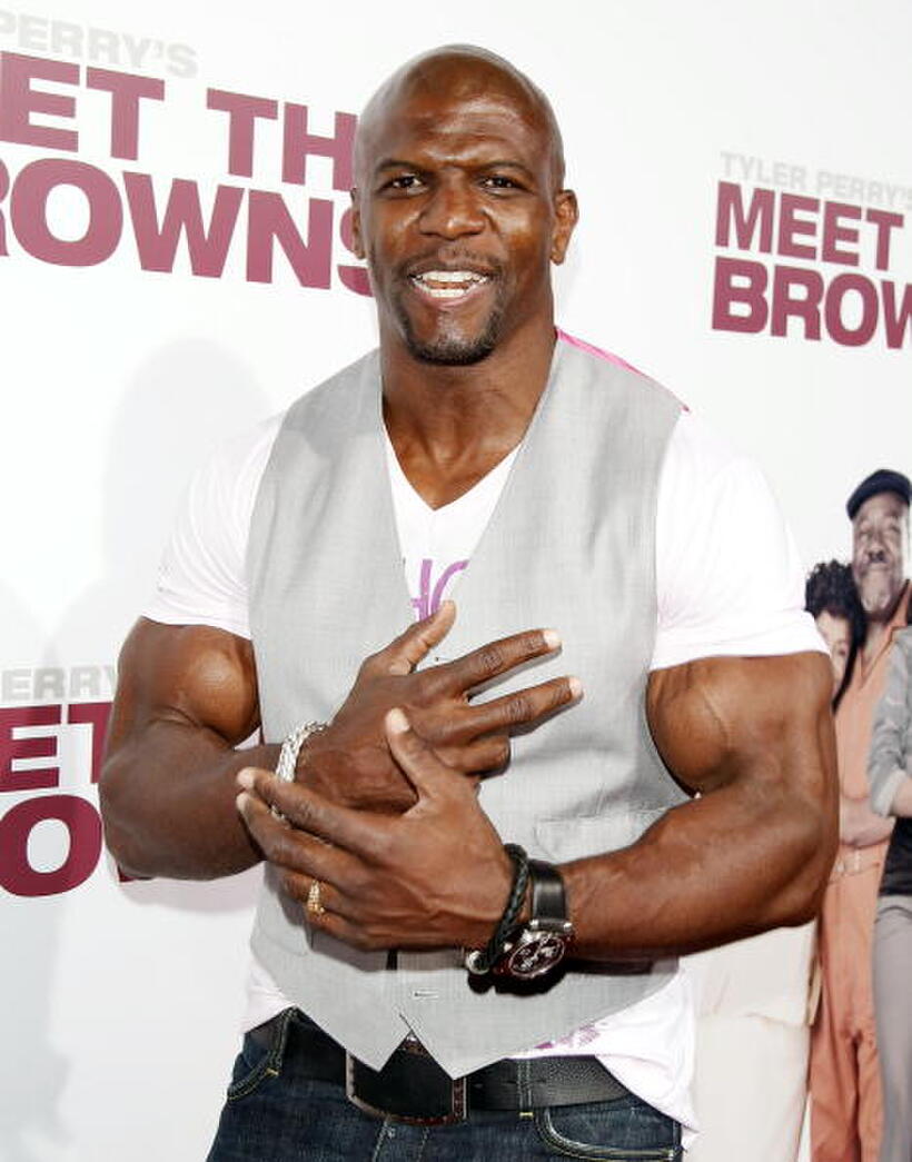 Actor Terry Crews at the L.A. premiere of "Meet the Browns."