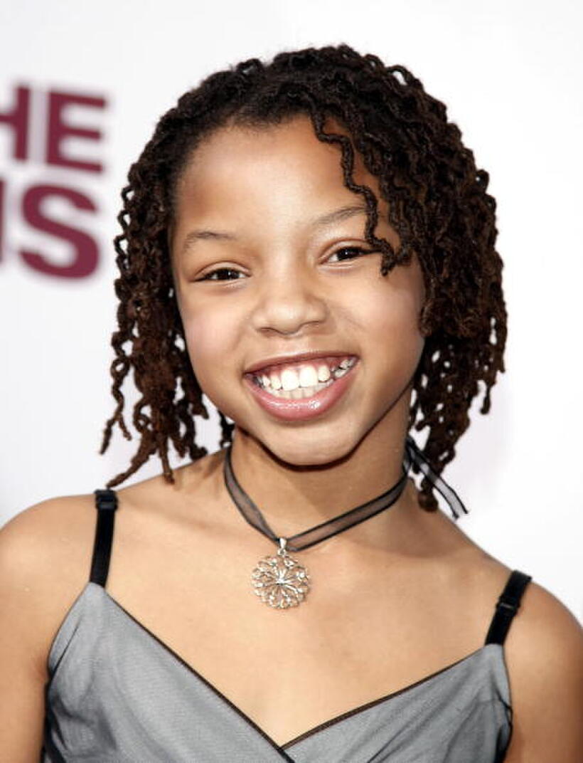 Actress Chloe Bailey at the L.A. premiere of "Meet the Browns."