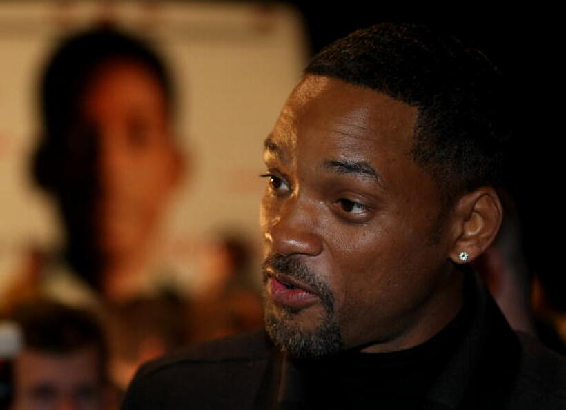 Will Smith at the Missouri premiere of "Seven Pounds."