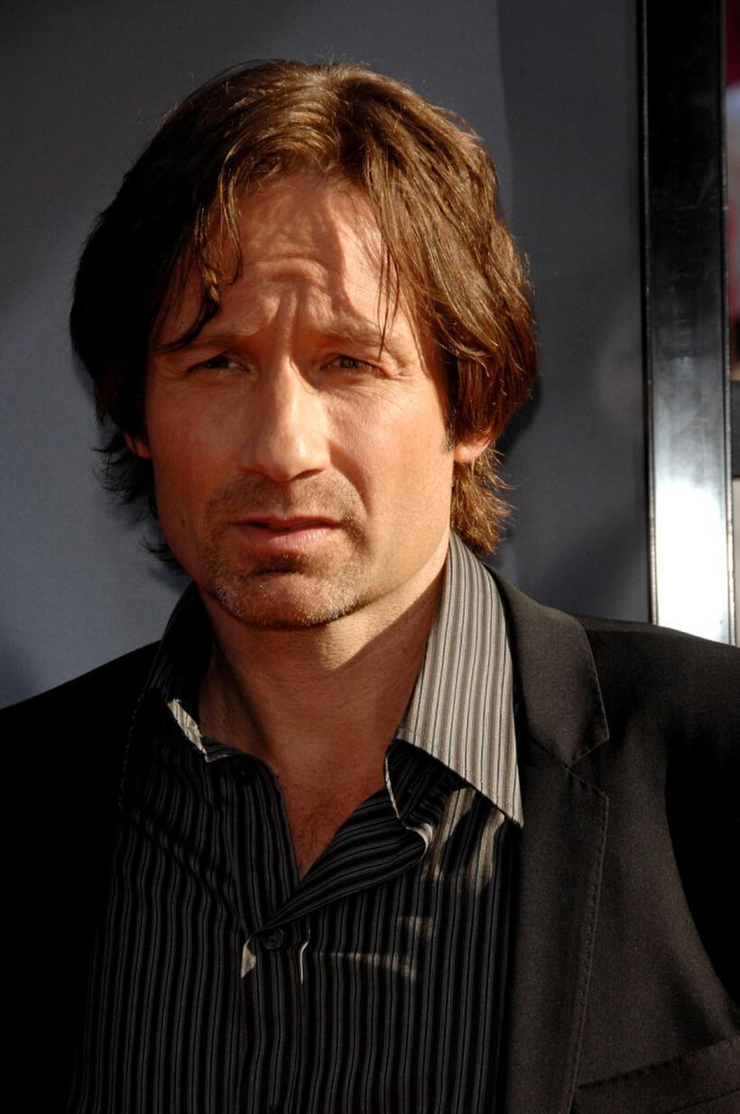 David Duchovny at the world premiere of "The X Files: I Want To Believe."