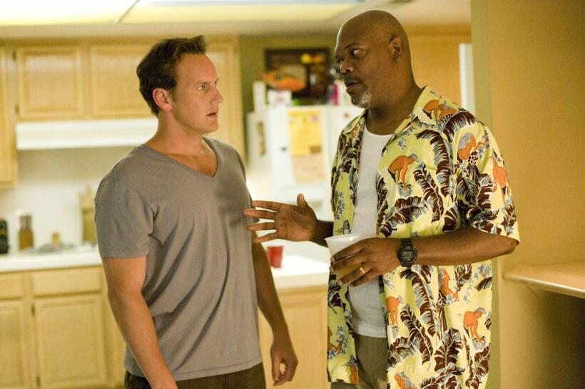 Patrick Wilson as Chris Mattson and Samuel L. Jackson as Abel Turner in "Lakeview Terrace."