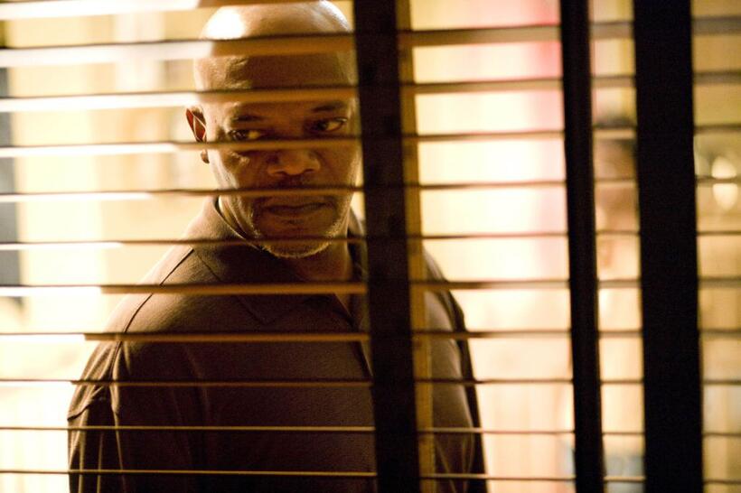 Samuel L. Jackson as Abel Turner in "Lakeview Terrace."