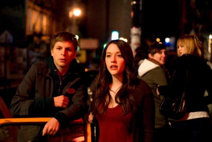 Michael Cera as Nick and Kat Dennings as Norah in "Nick and Norah's Infinite Playlist."