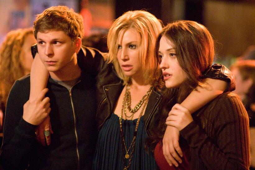 Michael Cera as Nick, Ari Graynor as Caroline and Kat Dennings as Norah in "Nick and Norah's Infinite Playlist."