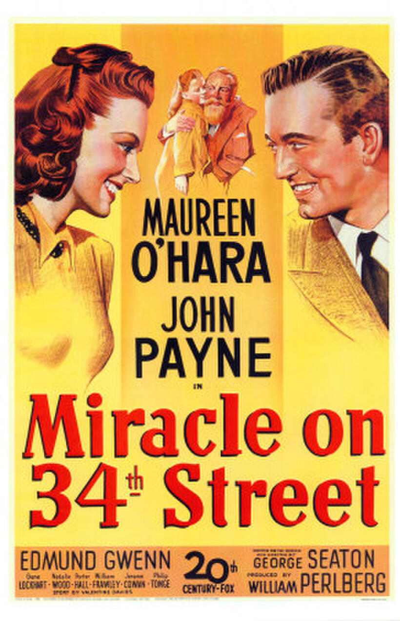 Poster art for "Miracle on 34th Street."