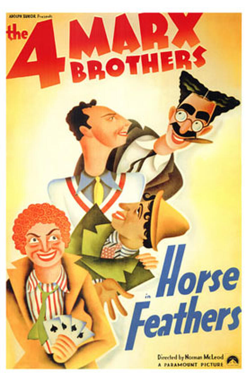 Poster art for "Horse Feathers."
