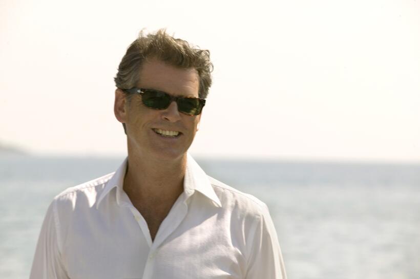 Pierce Brosnan as Sam in "Mamma Mia!"