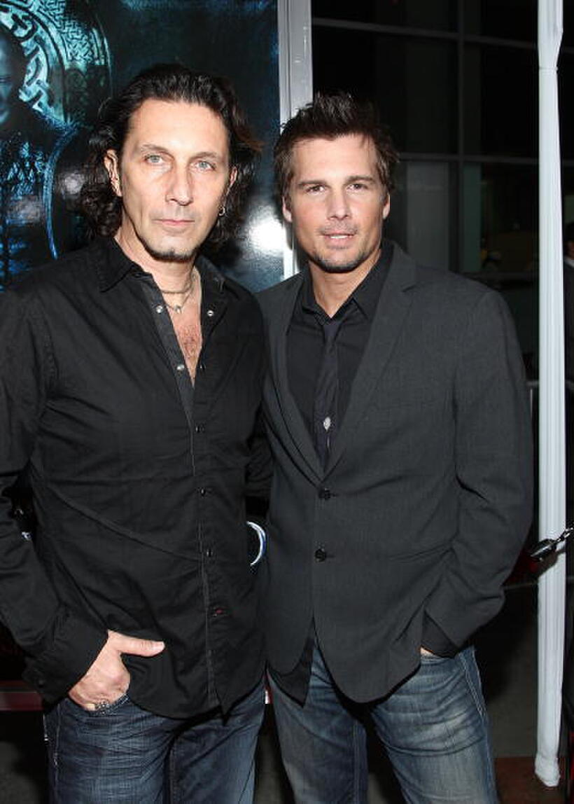 Patrick Tatopoulos and Len Wiseman at the California premiere of "Underworld: Rise Of The Lycans."
