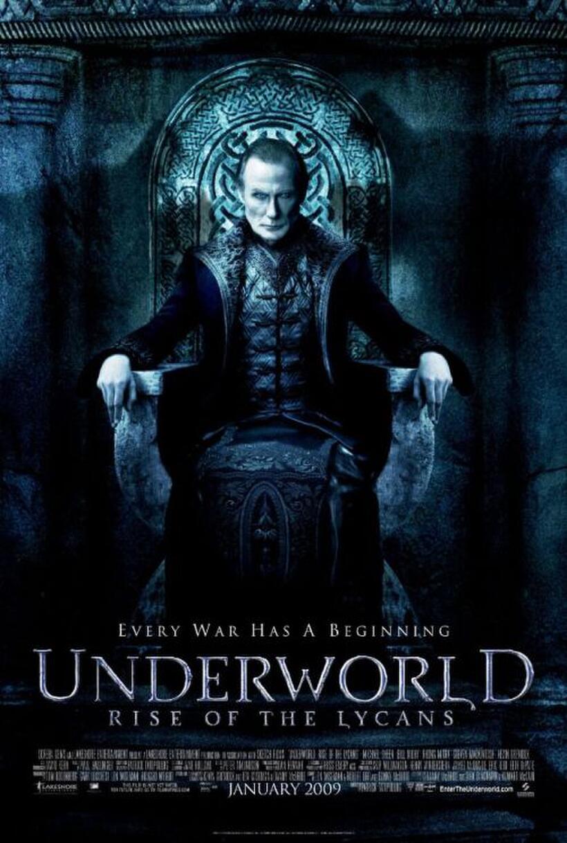 Poster Art for "Underworld: Rise of the Lycans."