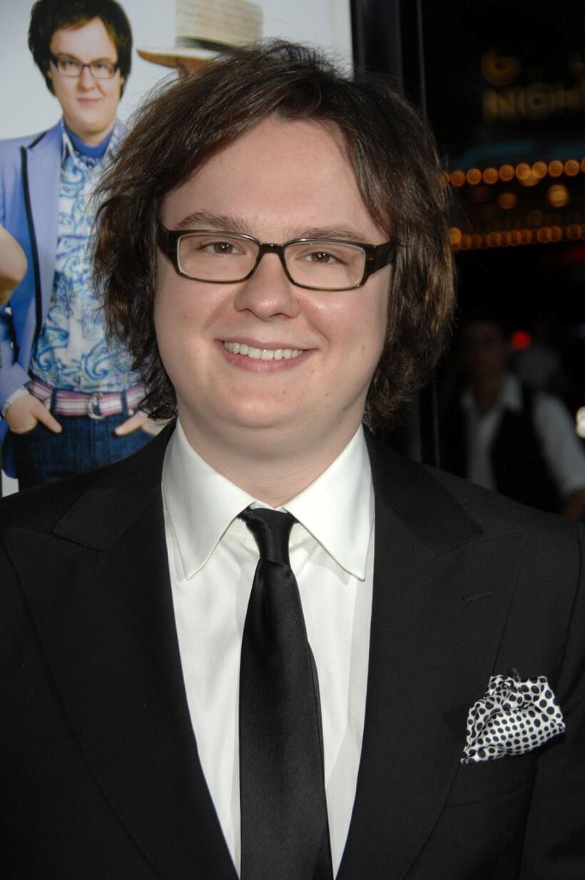 Clark Duke at the red carpet of the California premiere of "Sex Drive."