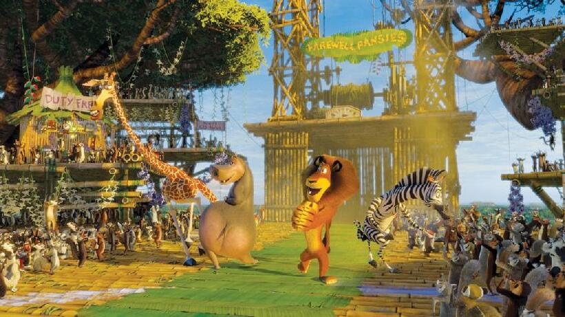 A scene from "Madagascar: Escape 2 Africa."