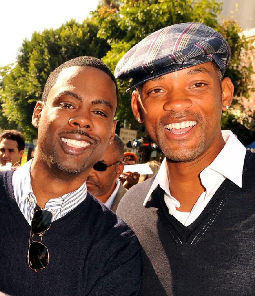 Chris Rock and Will Smith at the California premiere of "Madagascar: Escape 2 Africa."