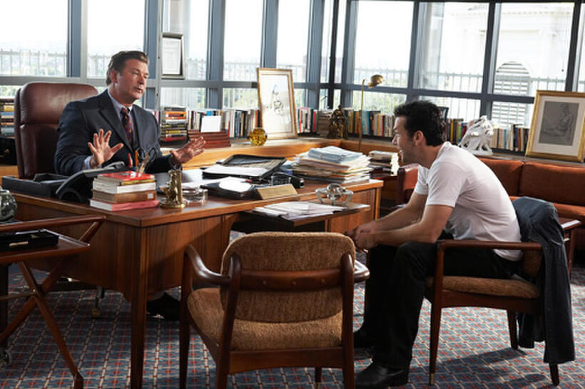 Alec Baldwin as Professor Thompson and Dane Cook as Tank in "My Best Friend's Girl."