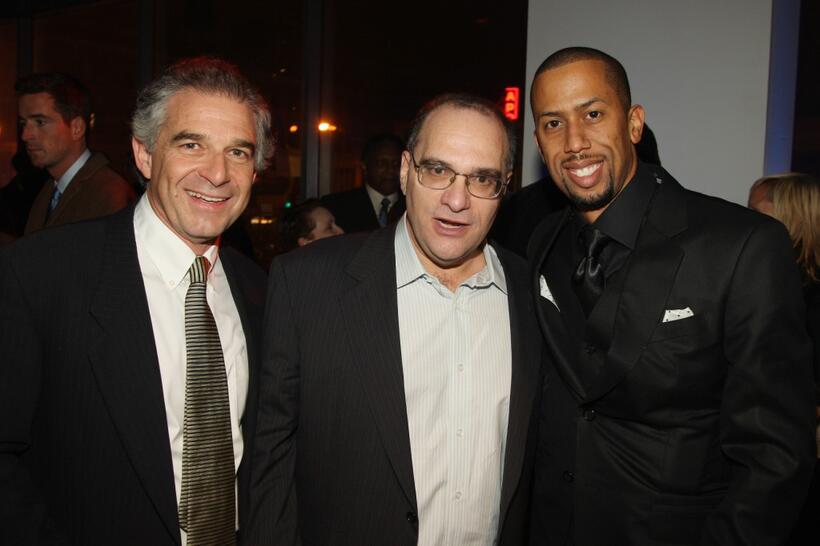 Producer Charles Castaldi, Producer Bob Weinstein and Affion Crockett at the after party of the New York premiere of "Soul Men."