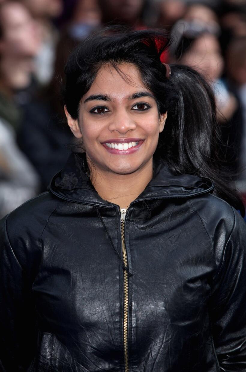 Amara Khan at the London premiere of "Night at the Museum: Battle of the Smithsonian."