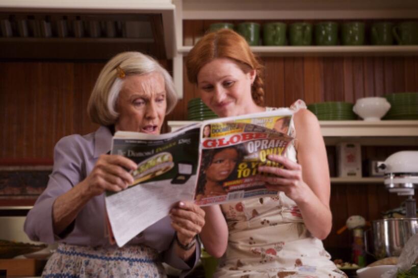 Cloris Leachman and Tilly Scott Pedersen in "The Women."