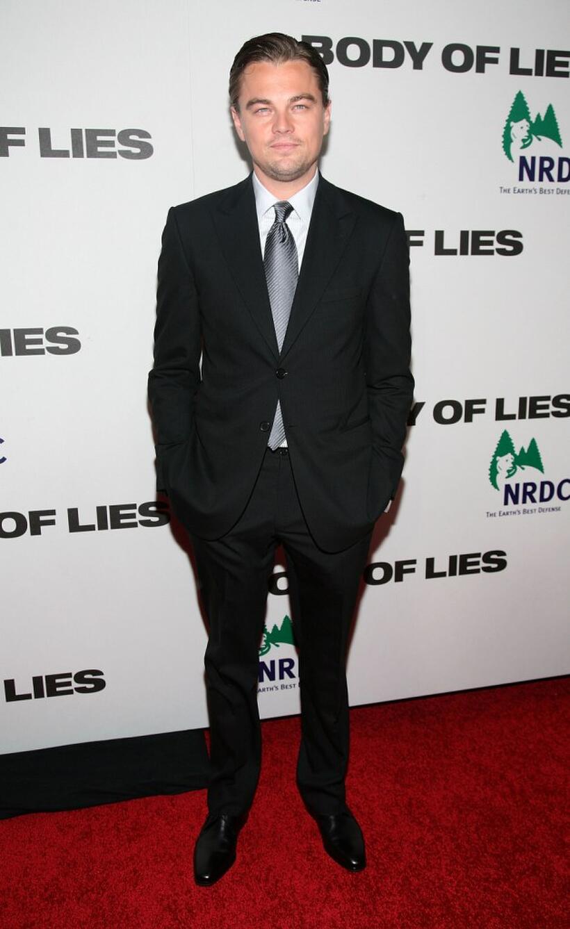 Leonardo DiCaprio at the New York premiere of "Body of Lies."