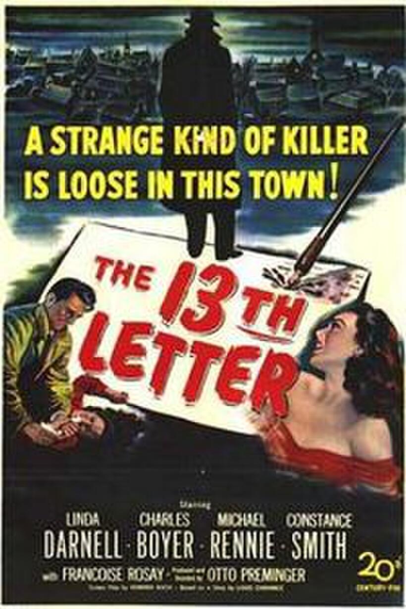 Poster art for "The 13th Letter."