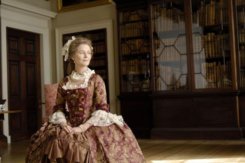 Charlotte Rampling as Lady Spencer in "The Duchess."