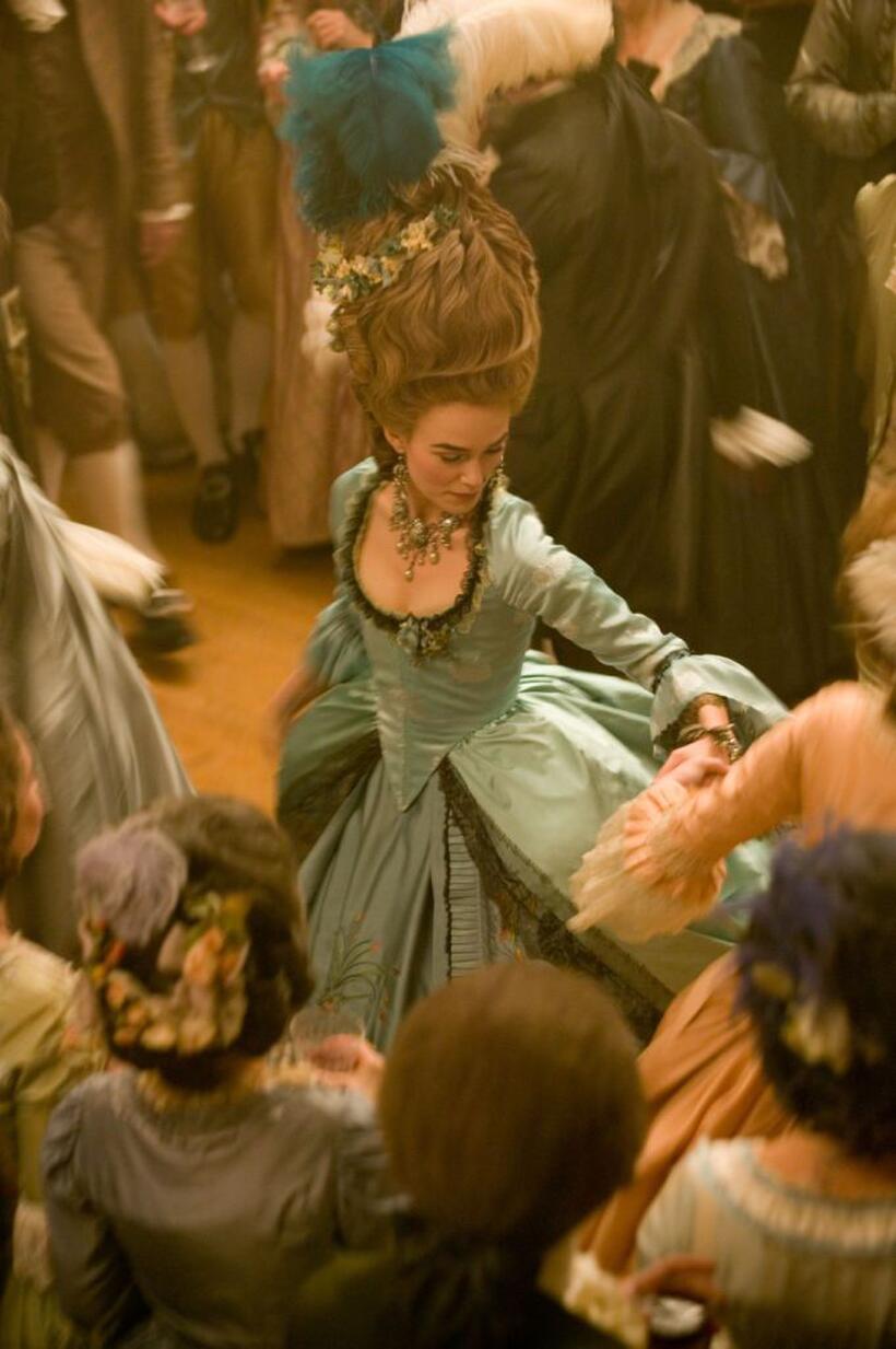 Keira Knightley as Georgiana, the Duchess of Devonshire in "The Duchess."