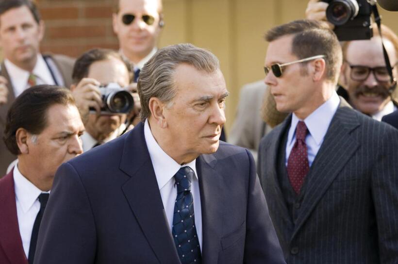 Frank Langella as Richard Nixon and Kevin Bacon as Colonel Jack Brennan in "Frost/Nixon."