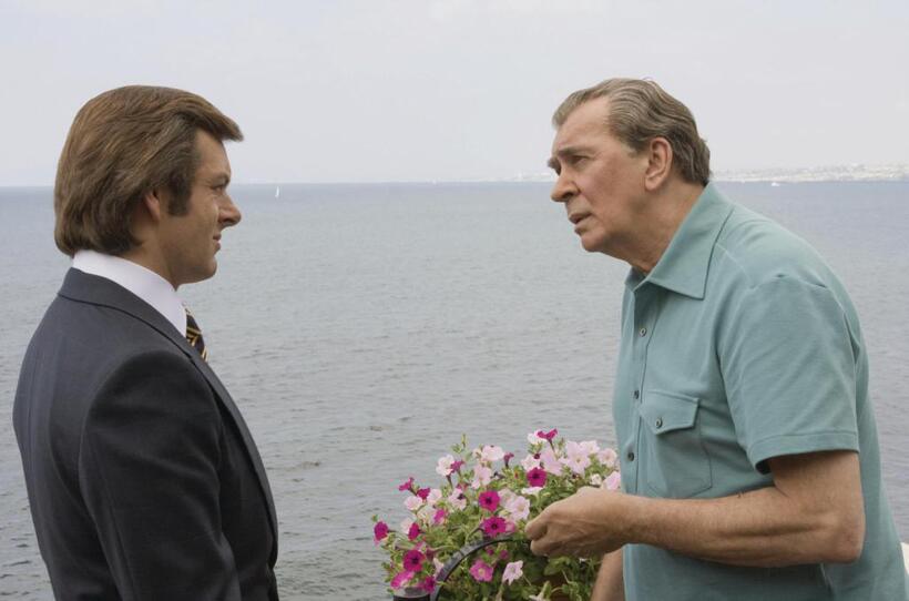 Michael Sheen as David Frost and Frank Langella as Richard Nixon in "Frost/Nixon."