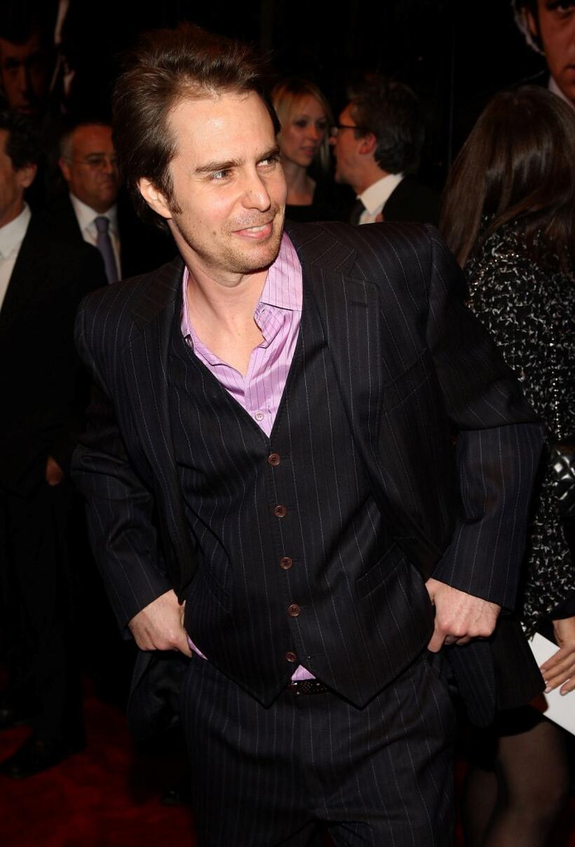 Sam Rockwell at the New York premiere of "Frost/Nixon."