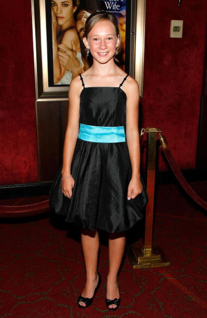 Hailey McCann at the New York premiere of "The Time Traveler's Wife."