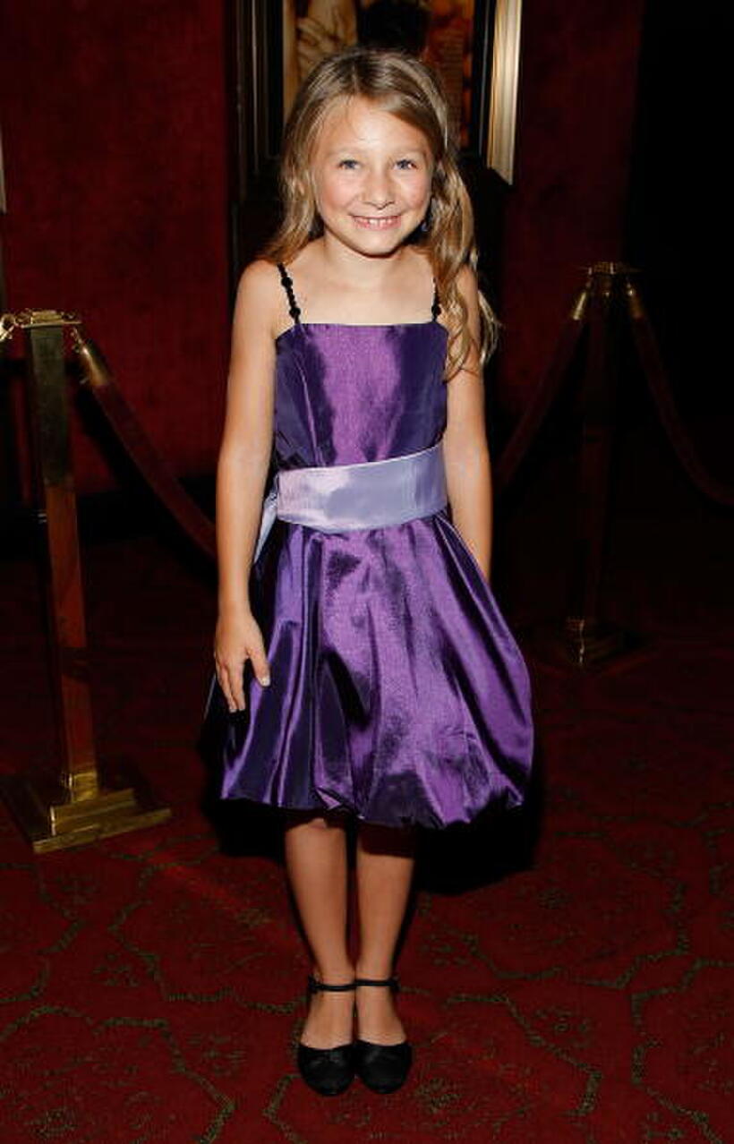 Tatum McCann at the New York premiere of "The Time Traveler's Wife."