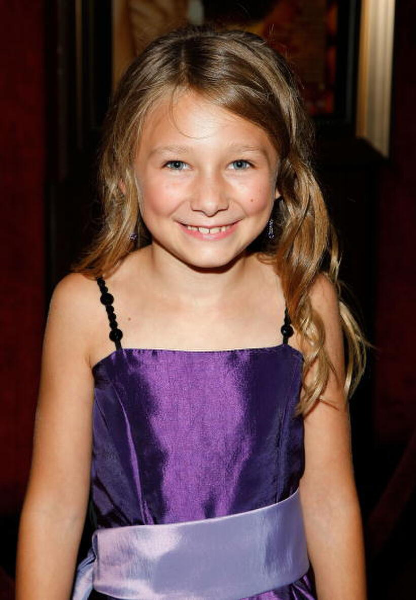 Tatum McCann at the New York premiere of "The Time Traveler's Wife."