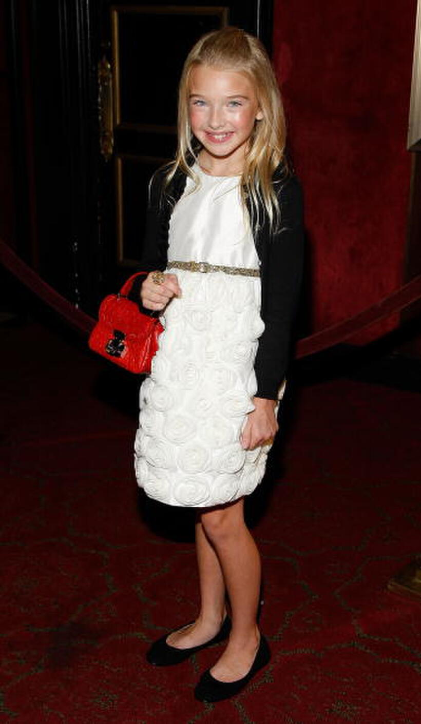 Brooklyn Proulx at the New York premiere of "The Time Traveler's Wife."